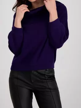 Пуловер monari Rollkragen, цвет pflaume