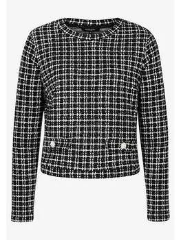 Пуловер More & More, черный/белый