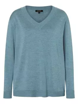 Пуловер More & More Feinstrick, синий