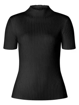 Пуловер More & More Rippstrick, черный