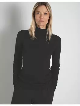 Пуловер More & More Rollkragen, черный