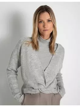 Пуловер More & More Strick, серый