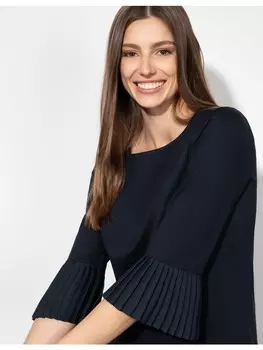 Пуловер More & More Sweatshirt, темно-синий