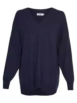 Пуловер MOSS COPENHAGEN Pullover Neila Rachelle, темно-синий