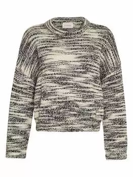 Пуловер MOSS COPENHAGEN Wollpullover Annasol, цвет Creme/Schwarz