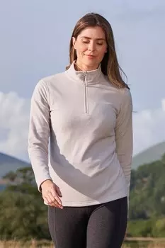 Пуловер Mountain Warehouse Camber с полумолнией, темно-серый