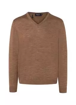 Пуловер Mrz V Superwash Classic Fit, цвет Karamell