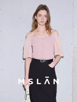 Пуловер Mslan летний, фиолетовый