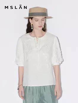 Пуловер Mslan с вышивкой