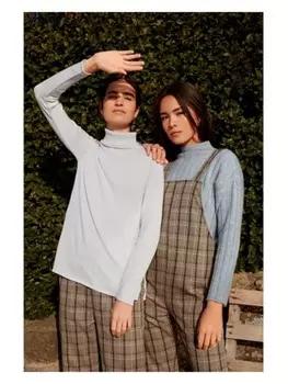 Пуловер Mus & Bombon, синий