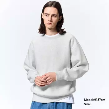 Пуловер мужской GU с круглым вырезом, синий