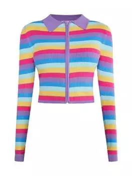 Пуловер myMo, цвет violett mehrfarbig