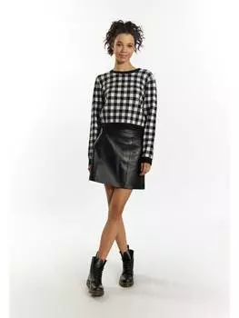 Пуловер myMo ROCKS, цвет schwarz weiss