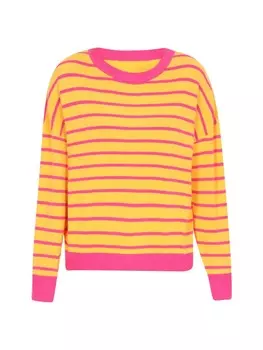 Пуловер myMo Sweater, цвет Orange Multicolor