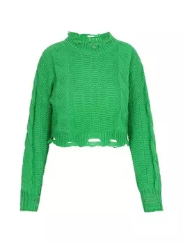 Пуловер myMo, зеленый