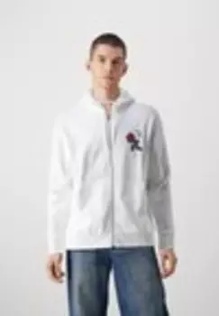 Пуловер на молнии JORROSAN ZIP HOOD UNISEX Jack & Jones, белый