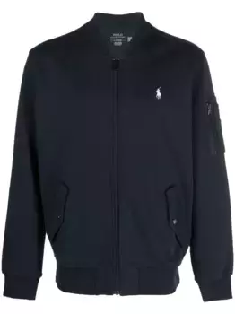Пуловер на молнии с длинными рукавами POLO RALPH LAUREN, синий