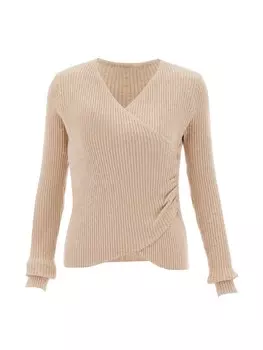 Пуловер NAEMI Strick, бежевый