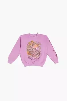 Пуловер Найди свое счастье для девочек Forever 21, розовый