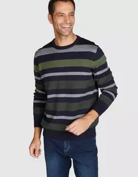 Пуловер Navigazione, цвет navy/stonegreen