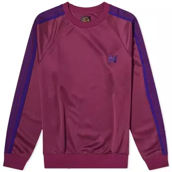 Пуловер Needles Poly Smooth Crew Neck, темно-красный