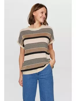 Пуловер NMPH, бежевый