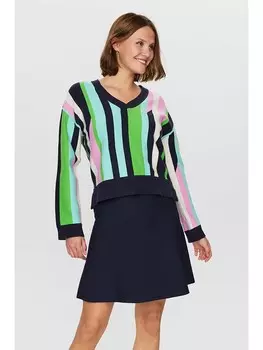 Пуловер NMPH, цвет grn/hellblau