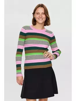 Пуловер NMPH, цвет rosa/grn