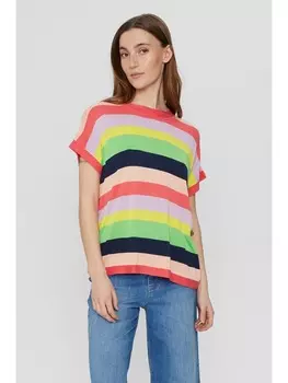 Пуловер NMPH, цвет rot/bunt