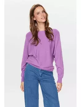 Пуловер NMPH Pullover, фиолетовый