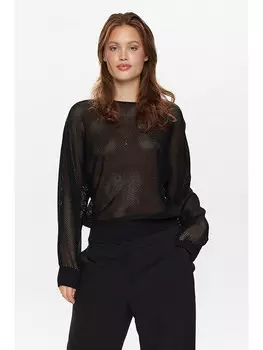 Пуловер NMPH Pullover Nanadaya, черный