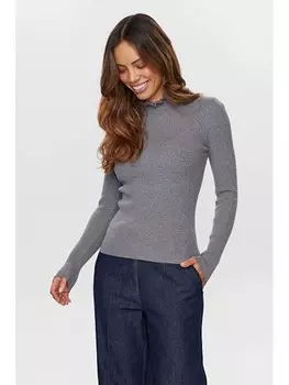 Пуловер NMPH Pullover, серый