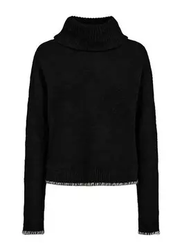 Пуловер NMPH Rollkragenpullover, черный