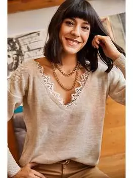 Пуловер Olalook Pullover, бежевый