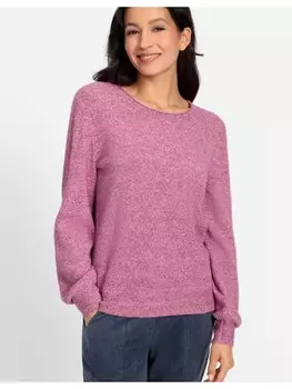 Пуловер Olsen, цвет berry pink mel.