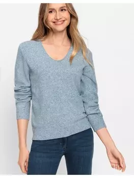 Пуловер Olsen Strick, цвет coronet blue melange