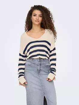 Пуловер ONLY, бежевый