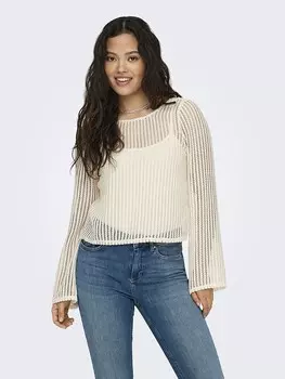 Пуловер ONLY, кремовый