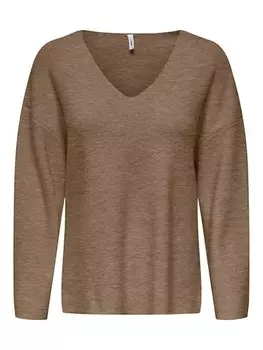 Пуловер ONLY Pullover, коричневый