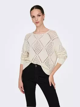 Пуловер ONLY Pullover, кремовый