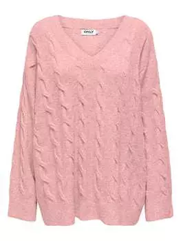 Пуловер ONLY Pullover, розовый