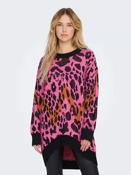 Пуловер ONLY, розовый