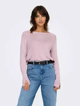 Пуловер ONLY, розовый