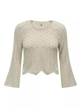 Пуловер ONLY, серый