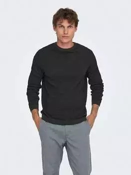 Пуловер ONLY & SONS, черный