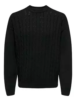 Пуловер ONLY & SONS Pullover, черный