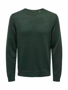 Пуловер ONLY, темно-зеленый