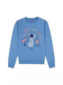 Пуловер ONOMATO! Pullover Sweatshirt Stitch, синий