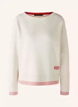 Пуловер Oui, белый