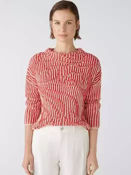 Пуловер Oui, белый